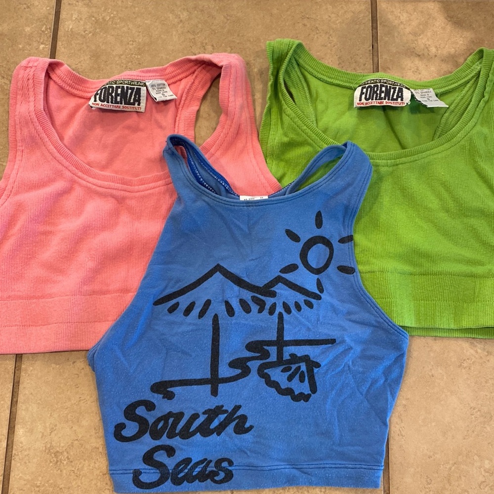 VINTAGE Forenza Women’s Tank Tops Sports Bra Danskin Size Small
